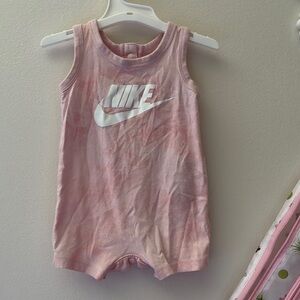 Nike Pink Kids One Piece Bodysuit
